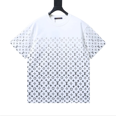 LOUIS VUITTON 24SS Monogram Print Gradient Logo Short Sleeve T-Shirt Style 1 01