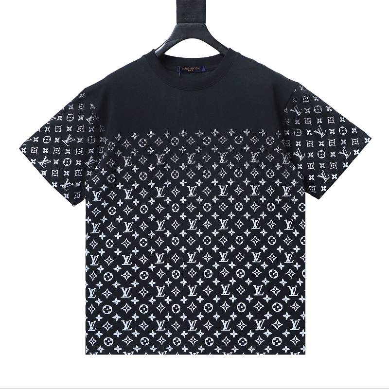 LOUIS VUITTON 24SS Monogram Print Gradient Logo Short Sleeve T-Shirt Style 2