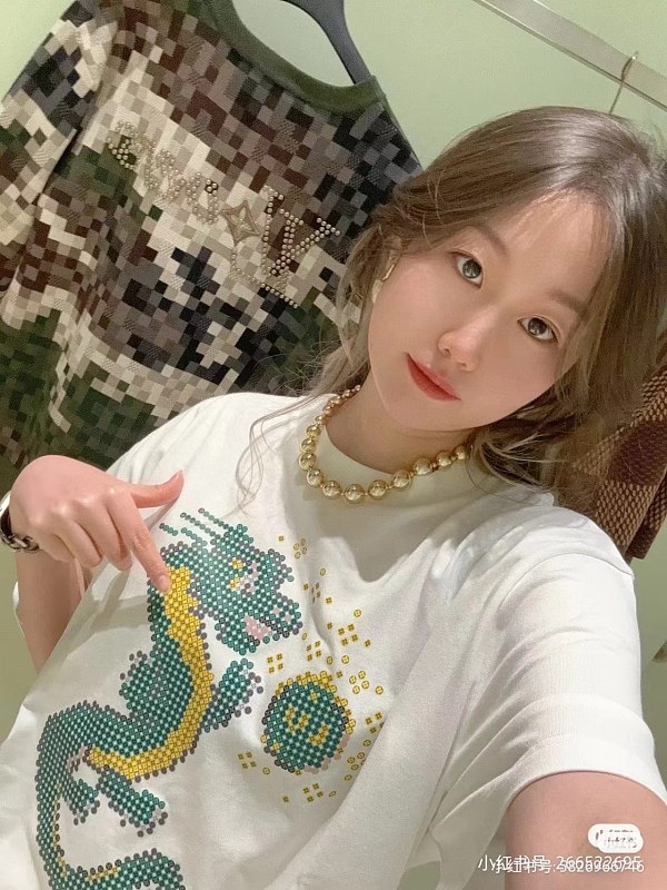 LOUIS VUITTON 24SS Print Short Sleeve T-Shirt