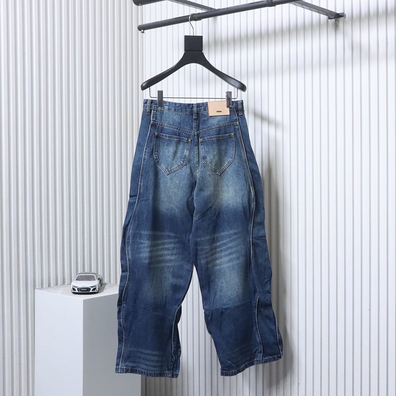 LOUIS VUITTON 25FW Line Denim Short Sleeve T-Shirt