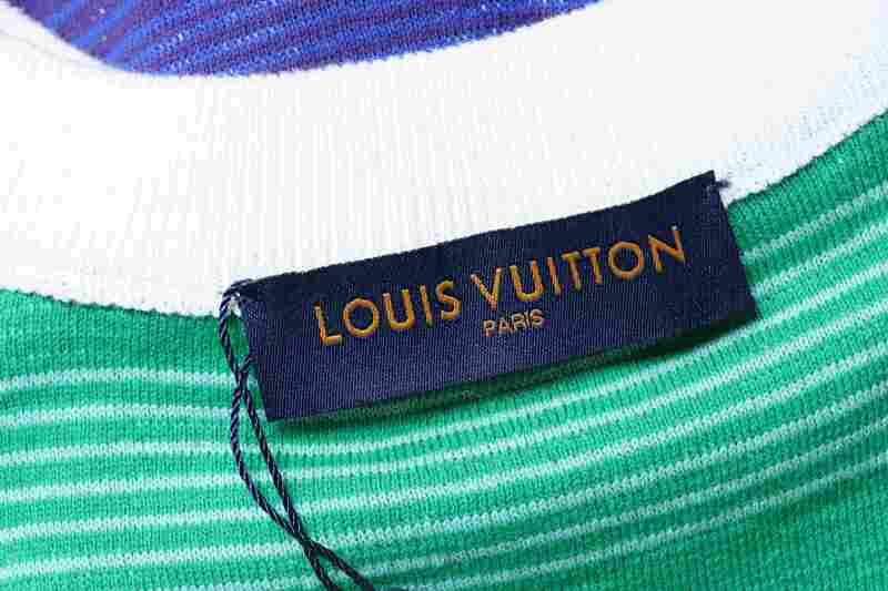 LOUIS VUITTON 25SS Checkerboard Gradient Short Sleeve T-Shirt