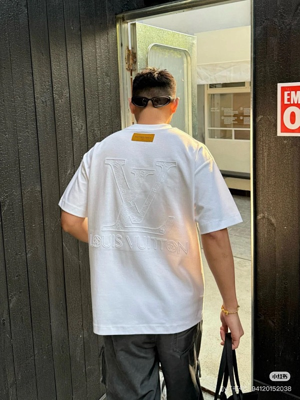 LOUIS VUITTON 25SS Embroidery Logo Short Sleeve T-Shirt Style 7
