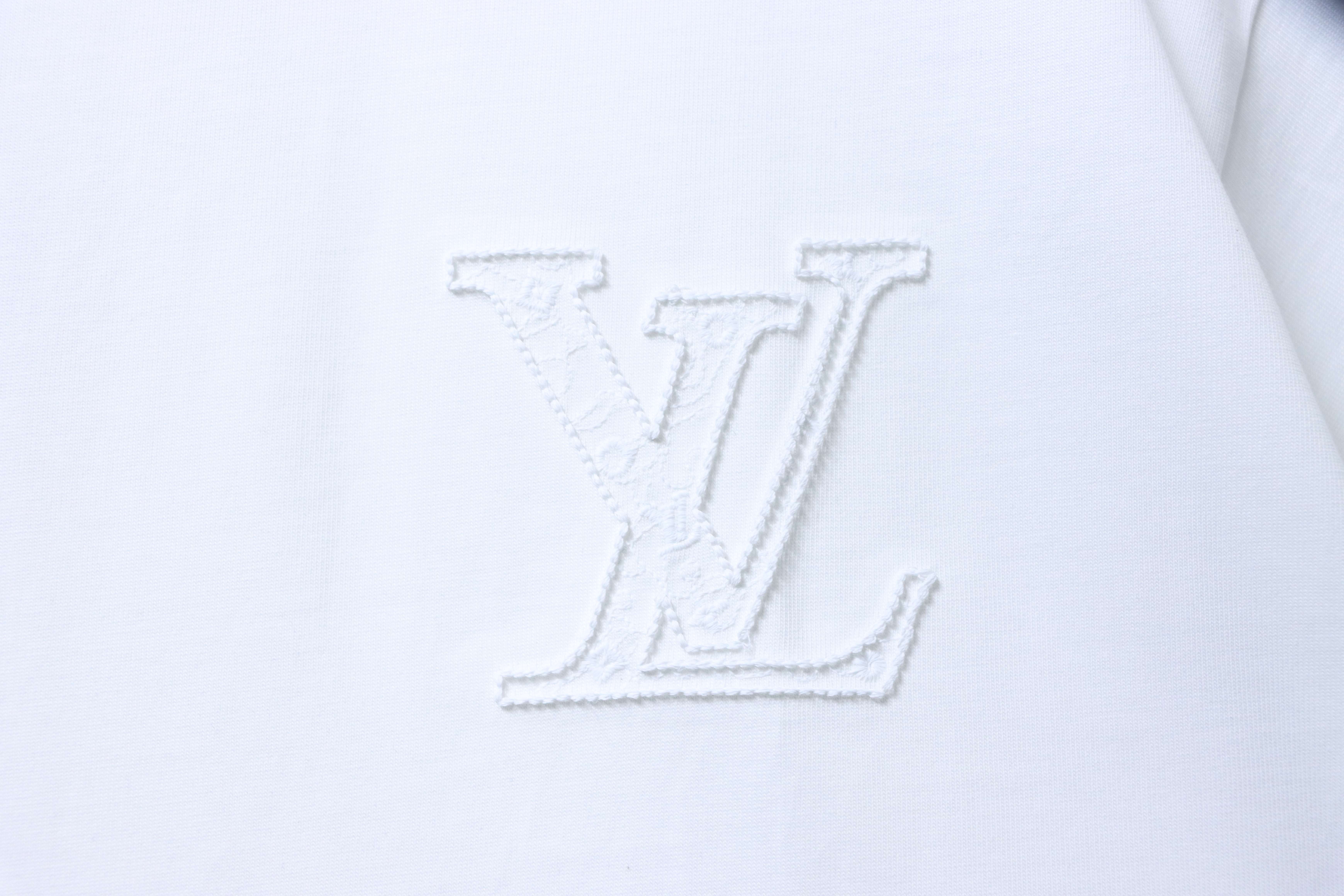 LOUIS VUITTON 25SS Embroidery Logo Short Sleeve T-Shirt Style 7
