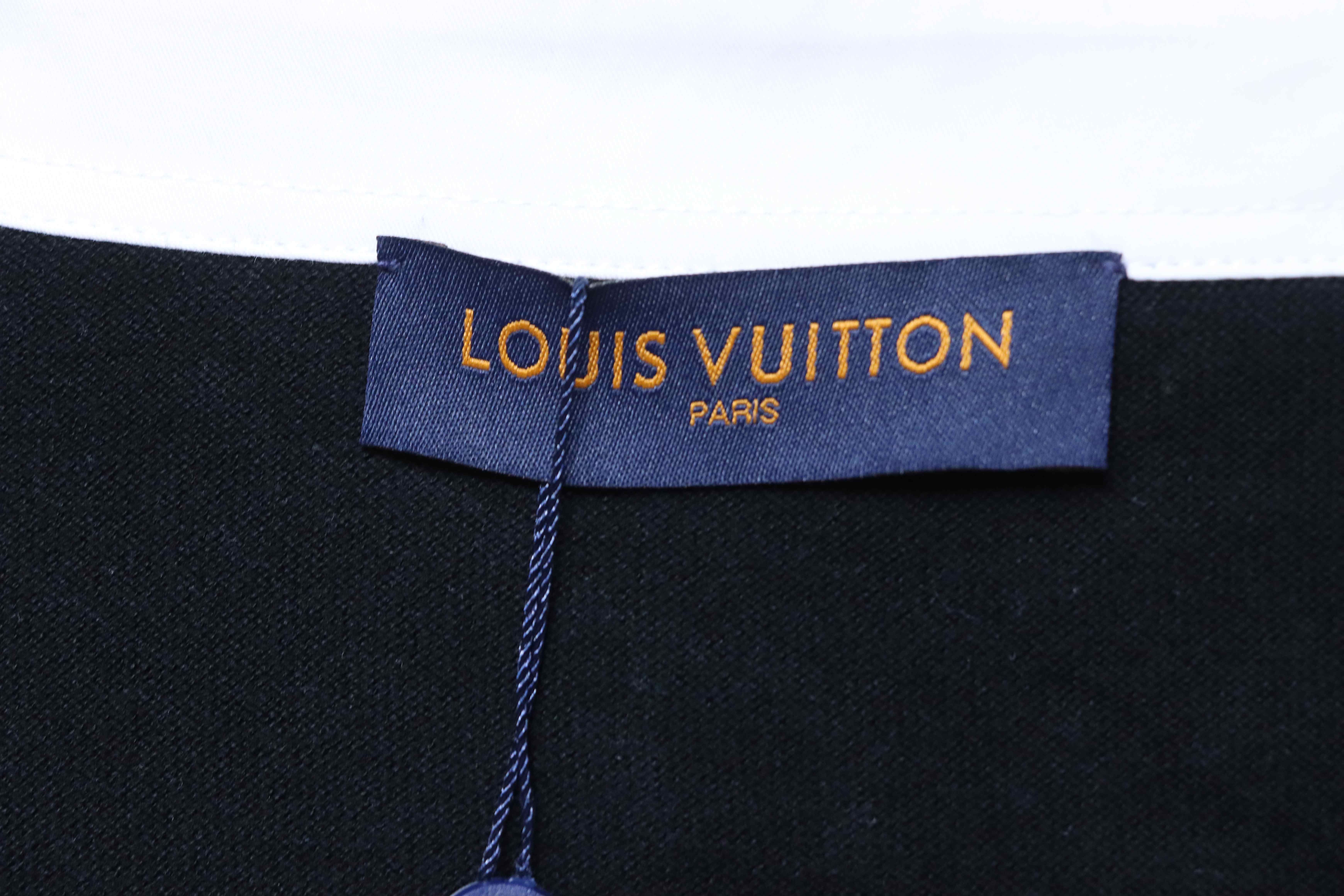 LOUIS VUITTON 25SS Monogram Jacquard Gradient Monogram Gradient Short Sleeve Polo Shirt