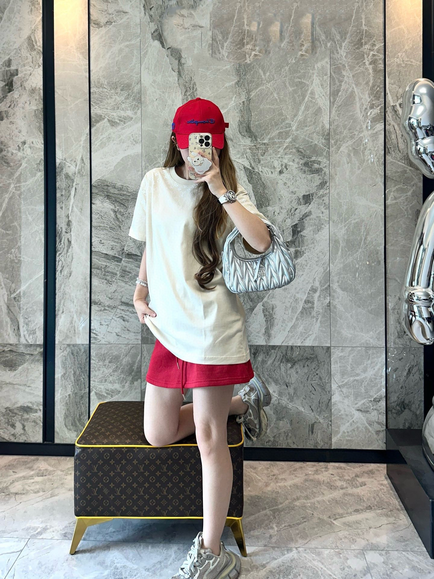 LOUIS VUITTON 25SS Monogram Print Gradient Short Sleeve T-Shirt