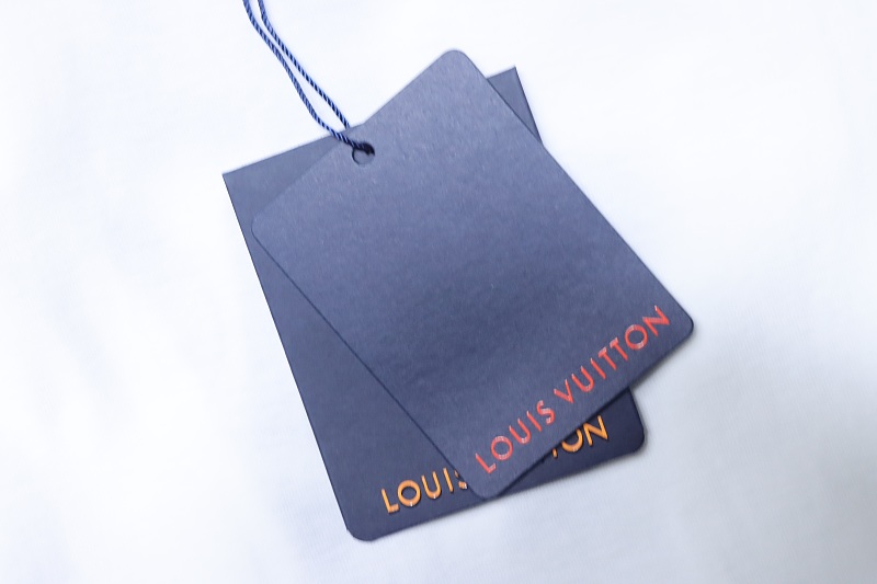 LOUIS VUITTON 25SS Print White Beige Short Sleeve T-Shirt
