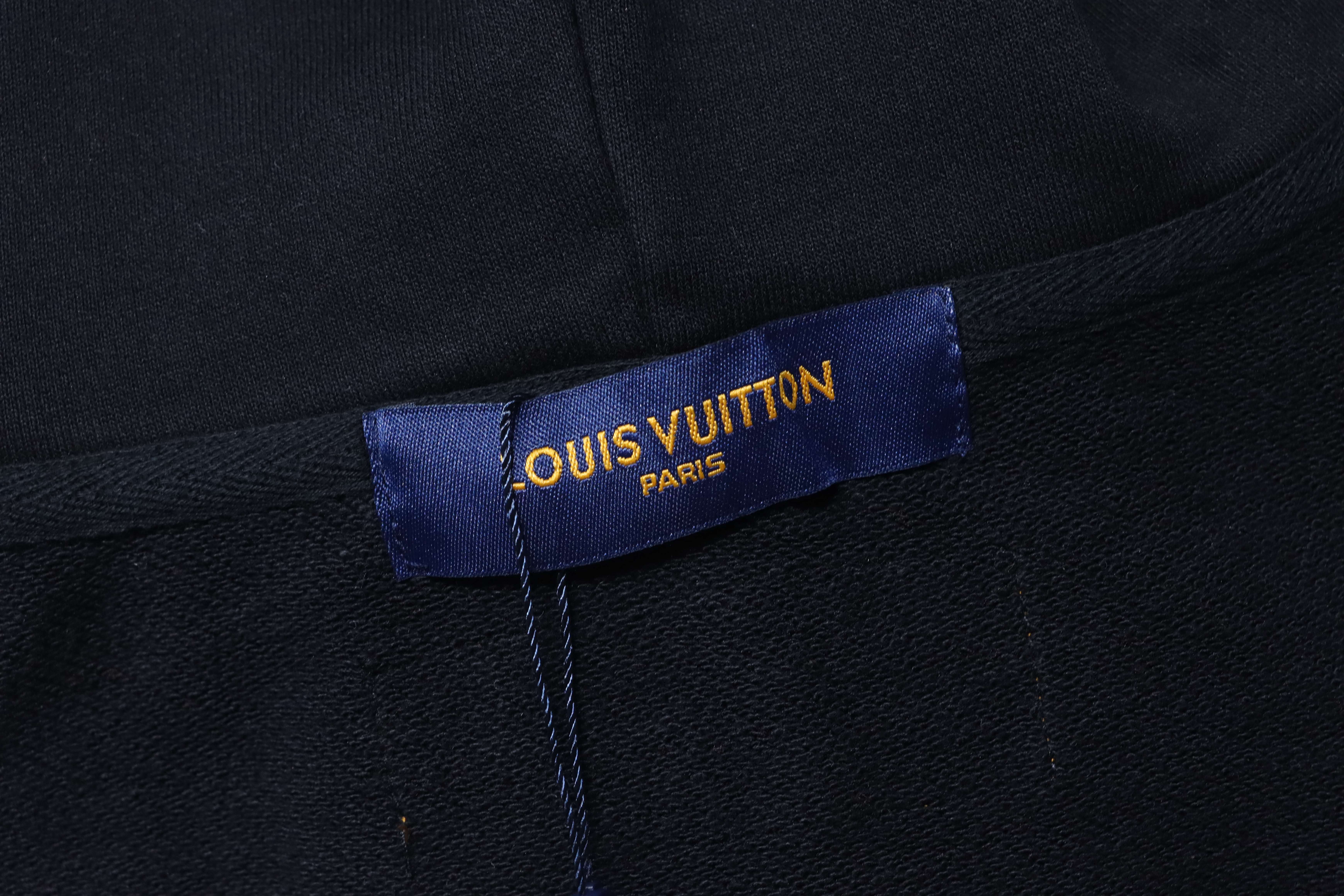 LOUIS VUITTON 26FW Tonal Pattern Monogram Hem Embroidery Gradient Short Sleeve T-Shirt