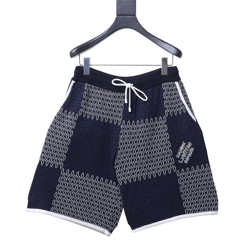 LOUIS VUITTON 26SS Checkerboard Blue Shorts