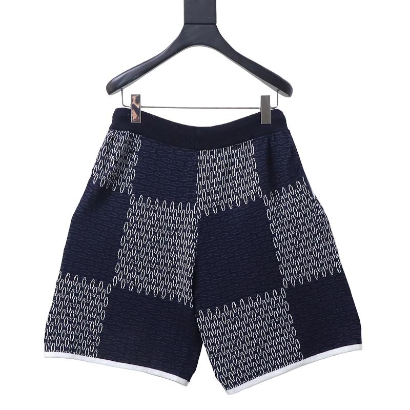 LOUIS VUITTON 26SS Checkerboard Blue Shorts