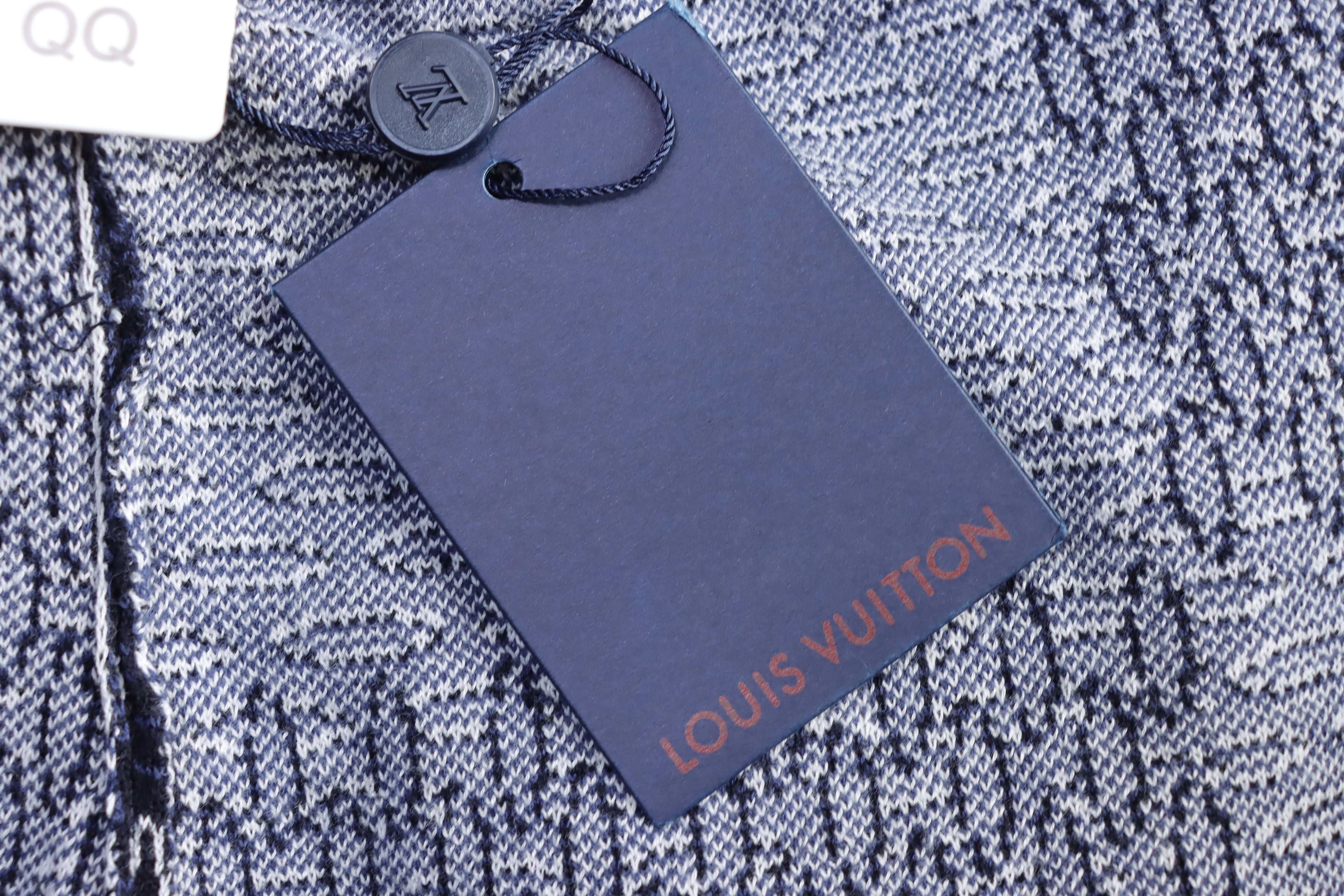 LOUIS VUITTON 26SS Checkerboard Blue Shorts