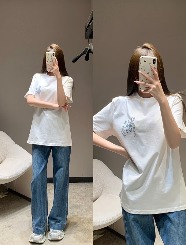 LOUIS VUITTON 26SS Checkerboard Print Short Sleeve T-Shirt