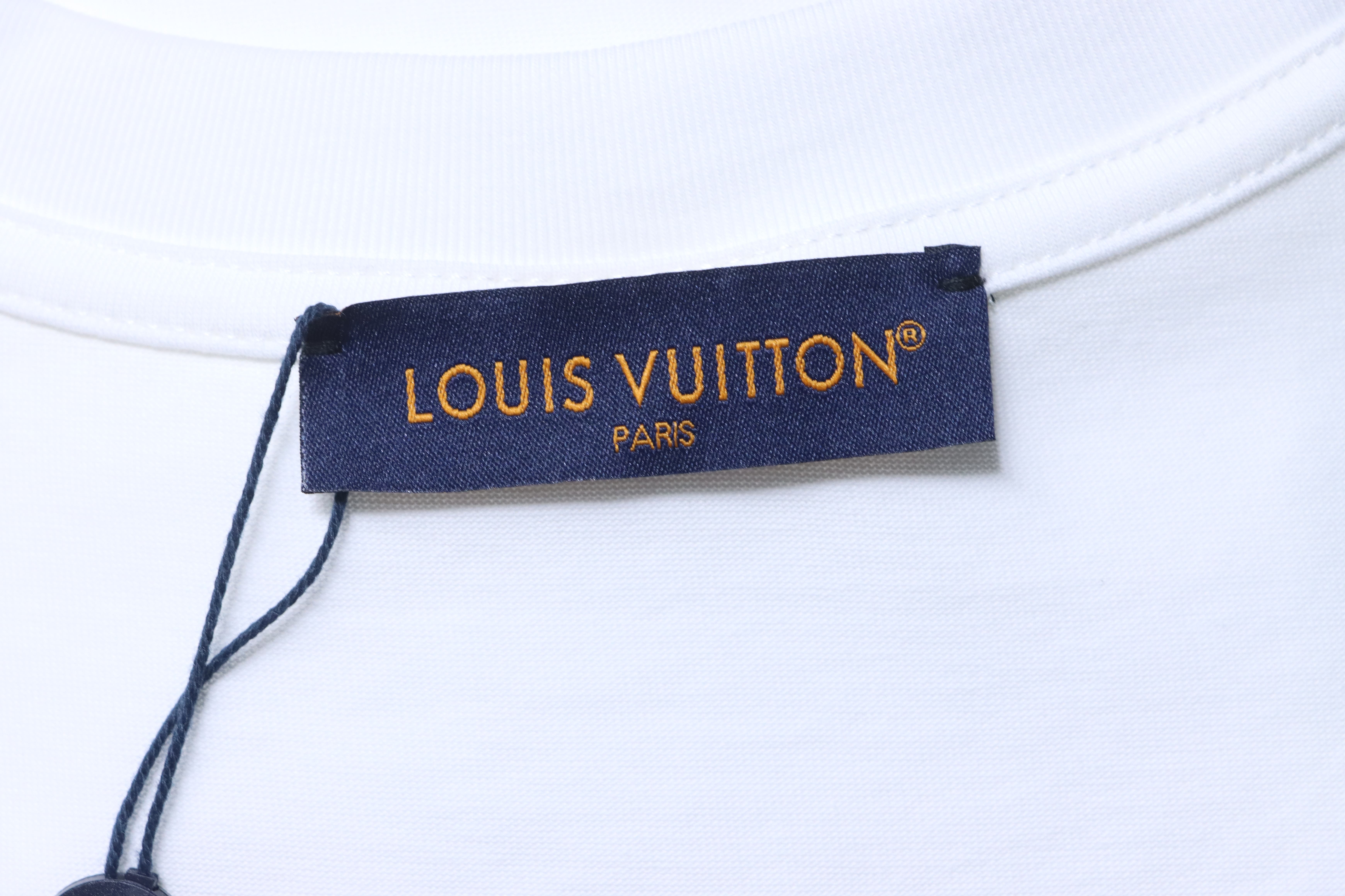 LOUIS VUITTON 26SS Checkerboard Print Short Sleeve T-Shirt
