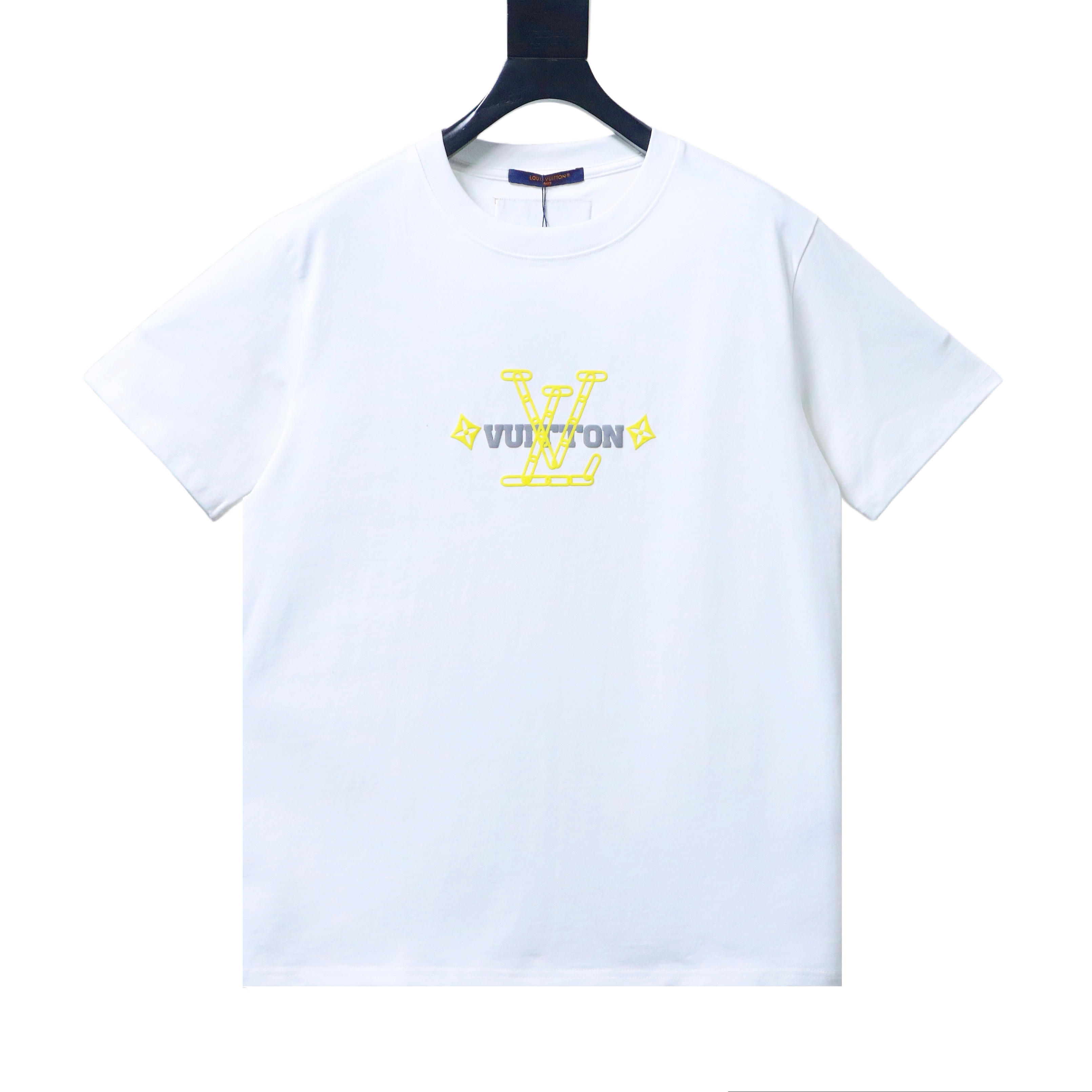 LOUIS VUITTON 26SS Clover Letter Logo Short Sleeve T-Shirt Style 2