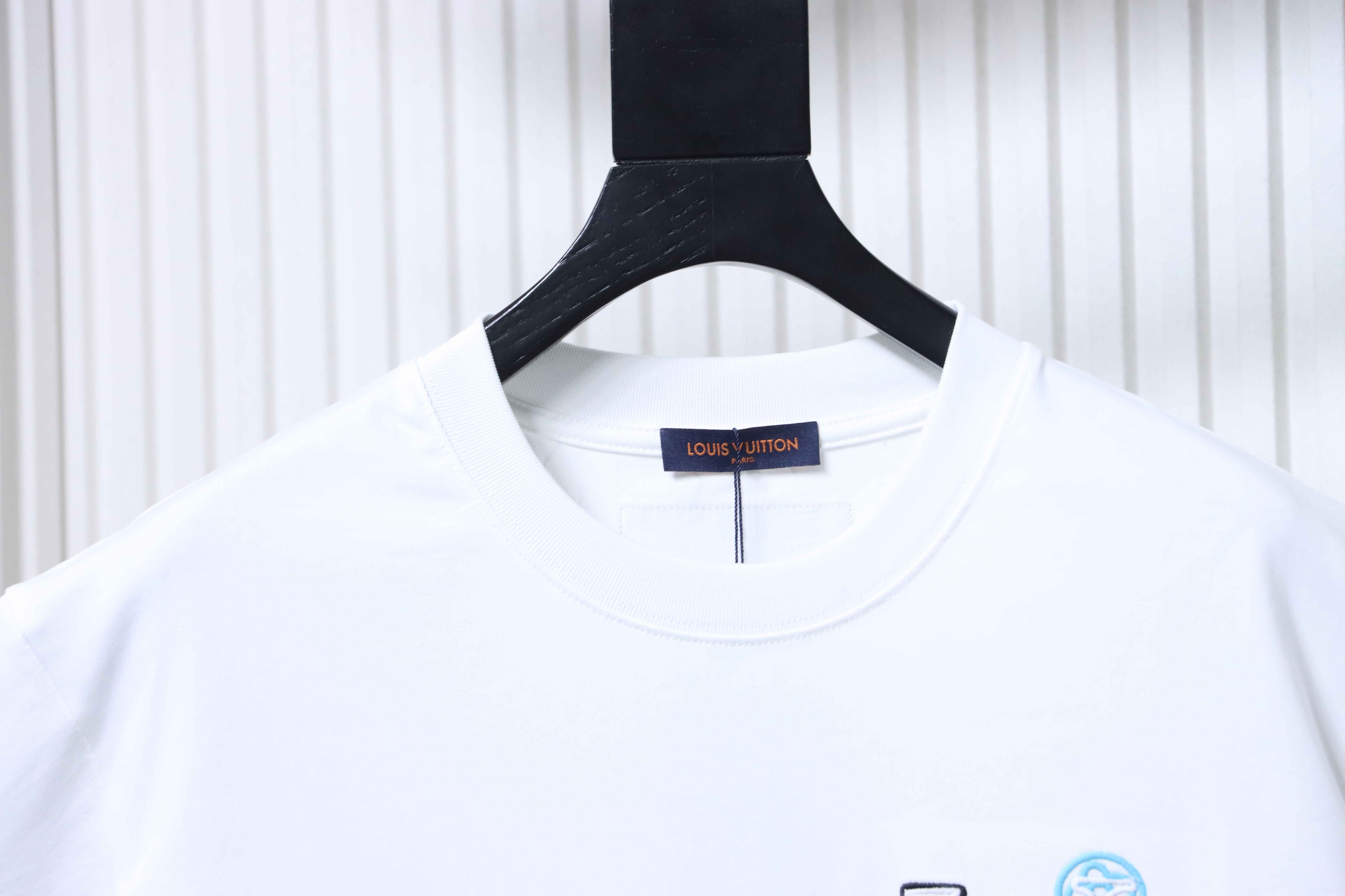 LOUIS VUITTON 26SS Clover Star Flower Print Back White Short Sleeve T-Shirt