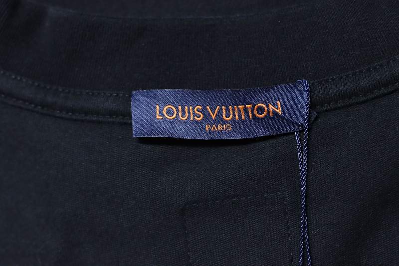 LOUIS VUITTON 26SS Embroidery Back Crew Neck White Short Sleeve T-Shirt