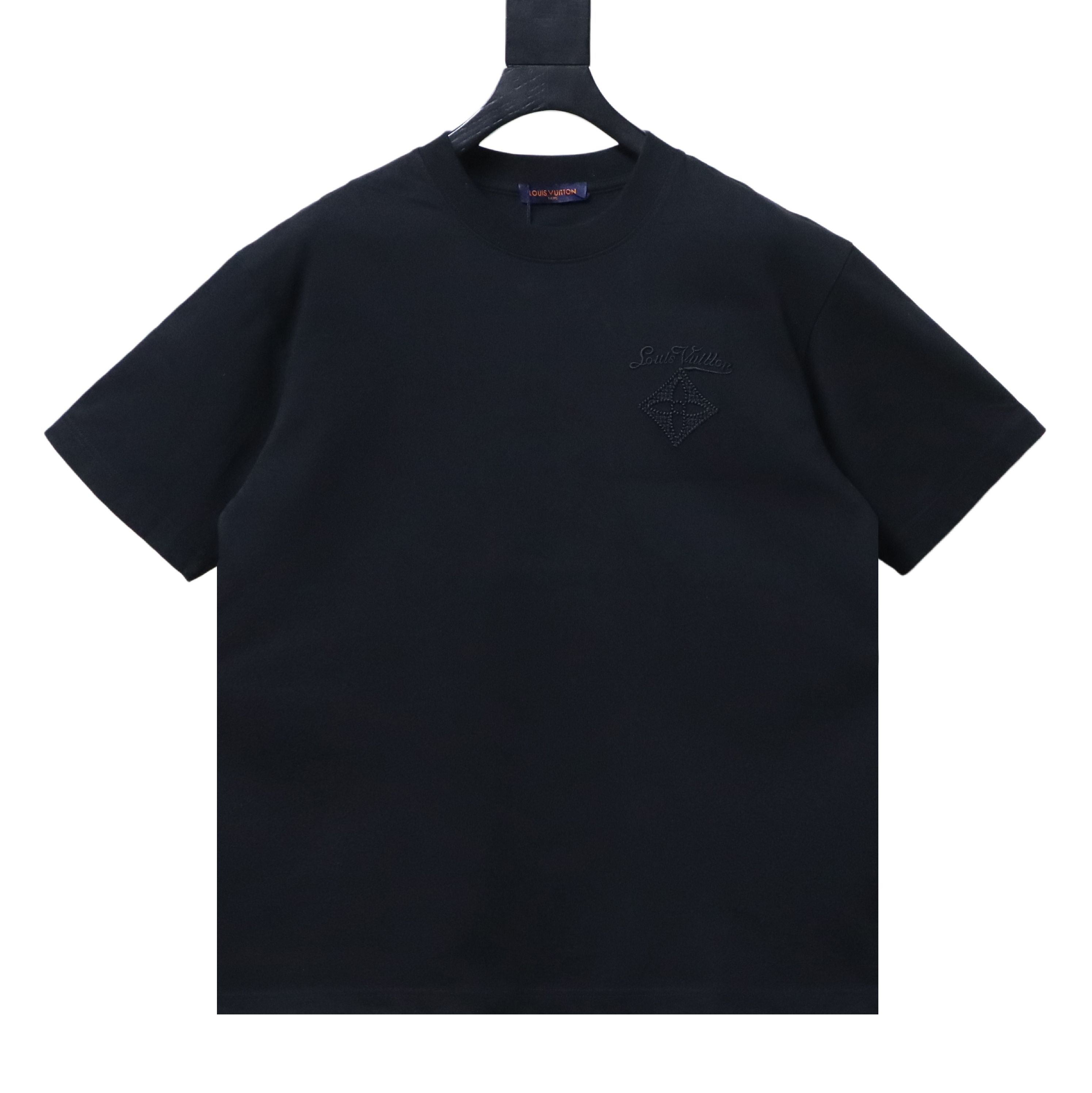 LOUIS VUITTON 26SS Embroidery Back Crew Neck White Short Sleeve T-Shirt