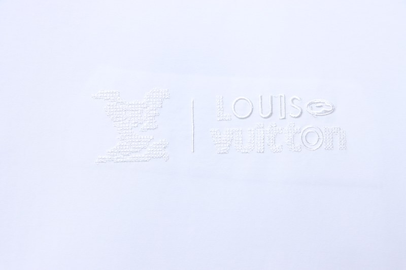LOUIS VUITTON 26SS Embroidery Back Logo Black Short Sleeve T-Shirt