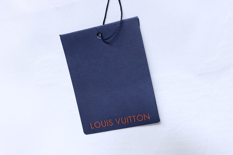 LOUIS VUITTON 26SS Embroidery Back Logo Black Short Sleeve T-Shirt