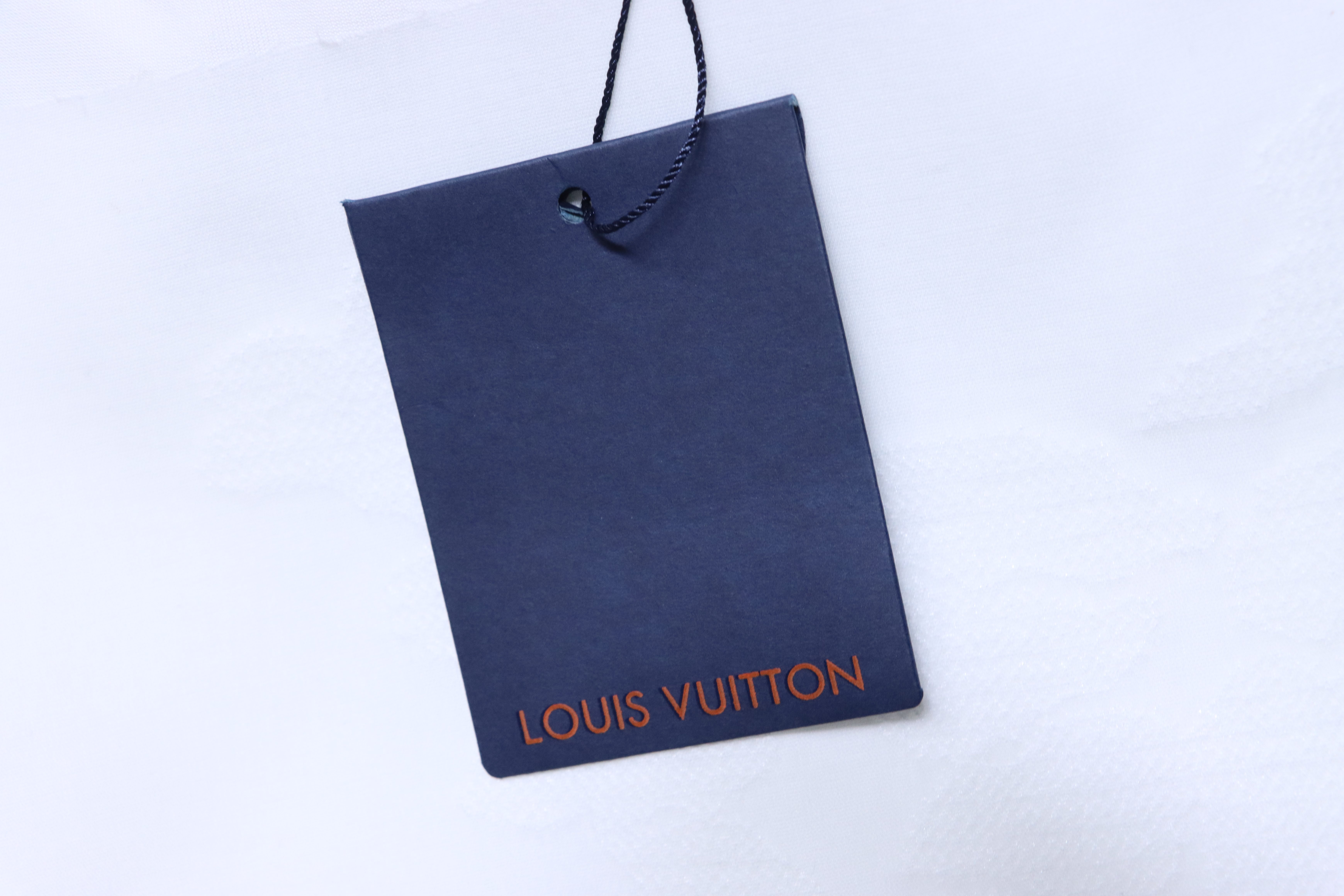 LOUIS VUITTON 26SS Embroidery Back Logo Black Short Sleeve T-Shirt