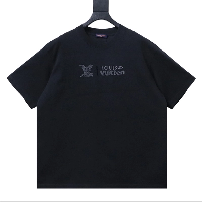 LOUIS VUITTON 26SS Embroidery Back Logo White Short Sleeve T-Shirt 01