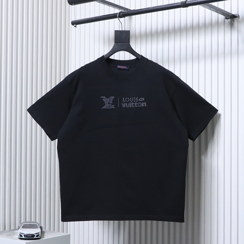LOUIS VUITTON 26SS Embroidery Back Logo White Short Sleeve T-Shirt
