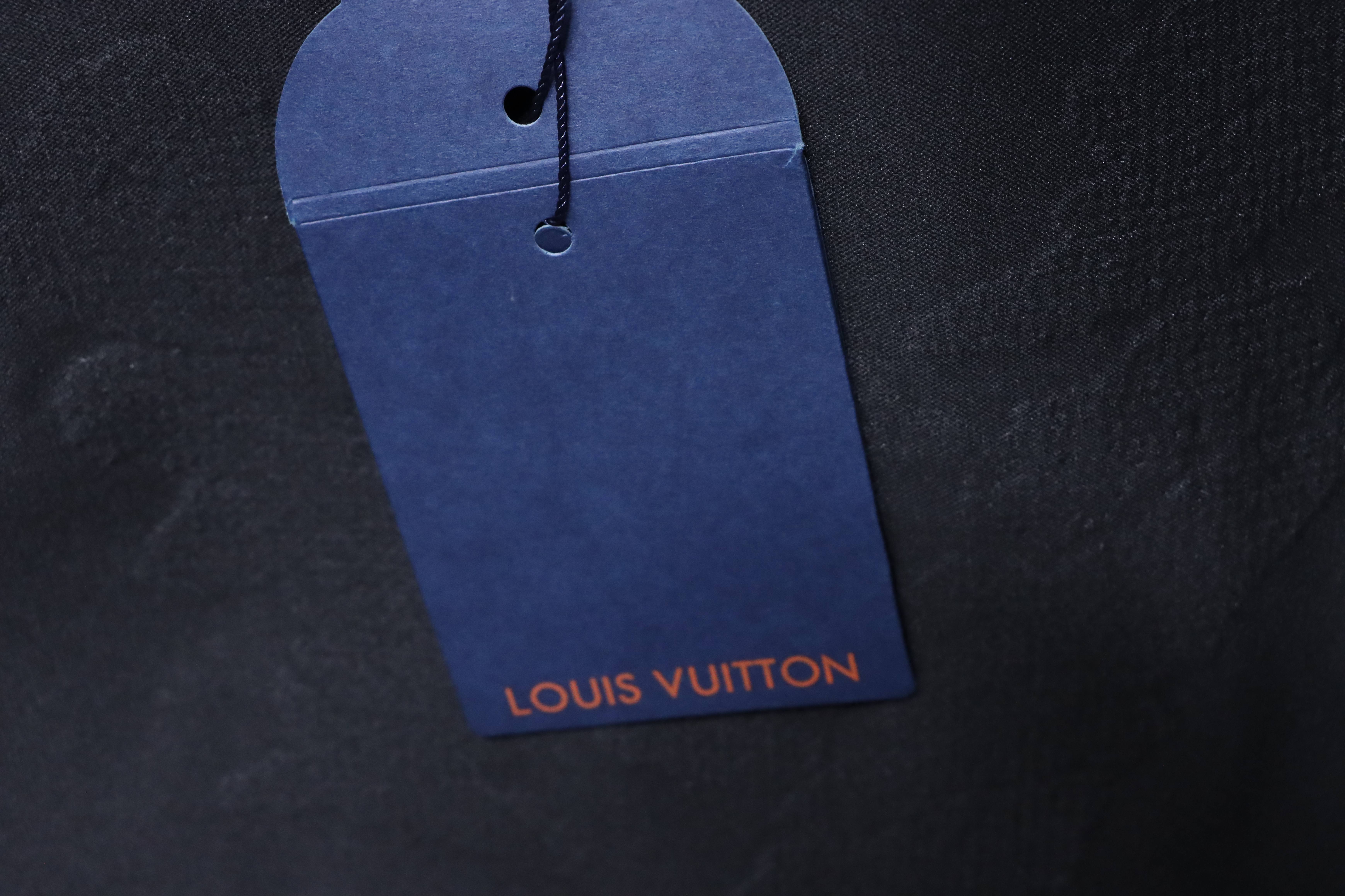 LOUIS VUITTON 26SS Embroidery Back Logo White Short Sleeve T-Shirt