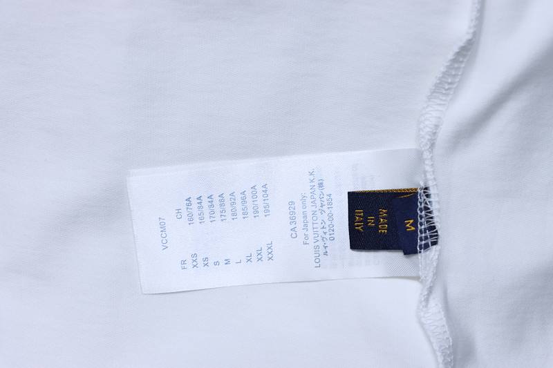 LOUIS VUITTON 26SS Embroidery Chest Crew Neck Denim Logo Black Short Sleeve T-Shirt