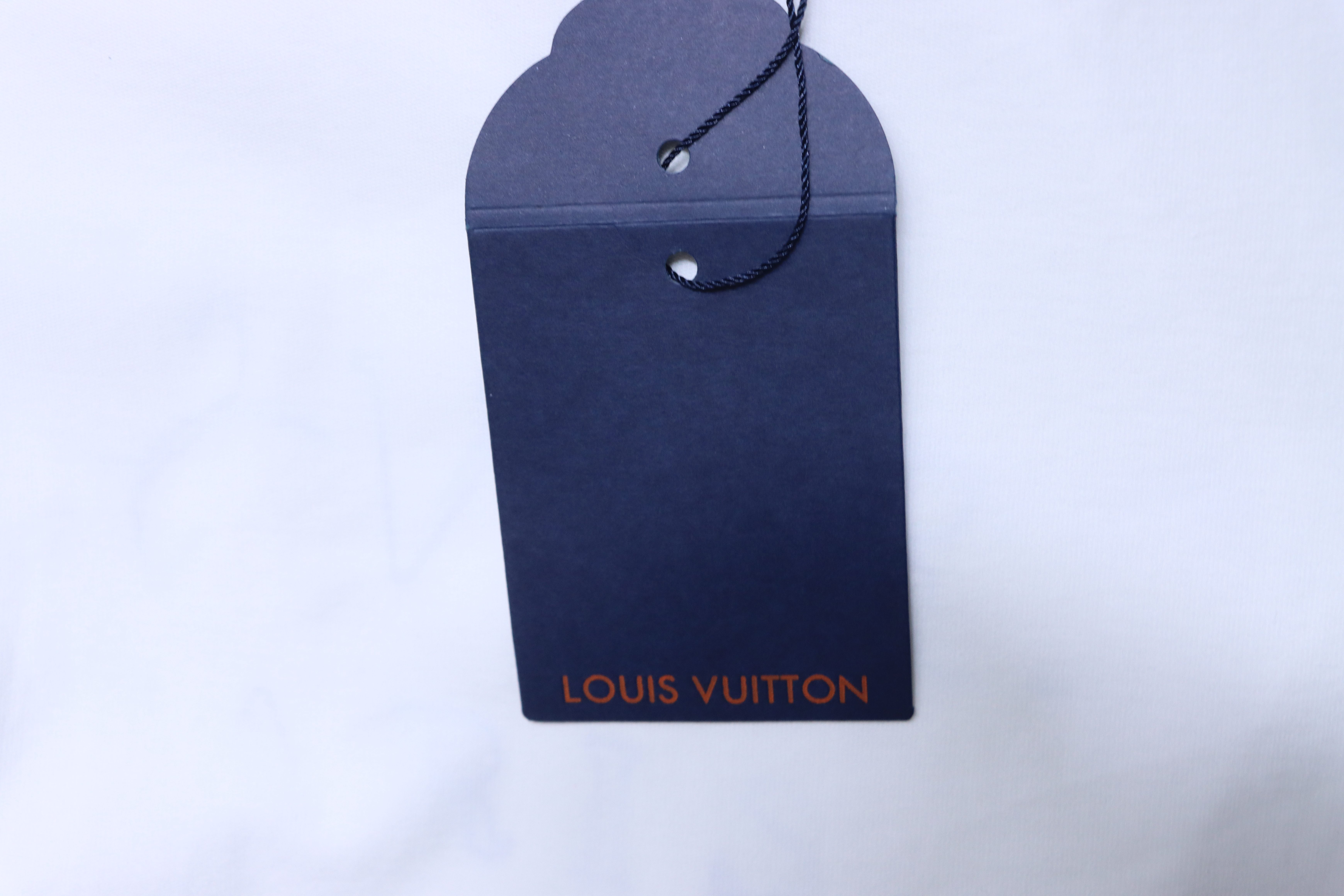LOUIS VUITTON 26SS Embroidery Crew Neck Logo Black Short Sleeve T-Shirt