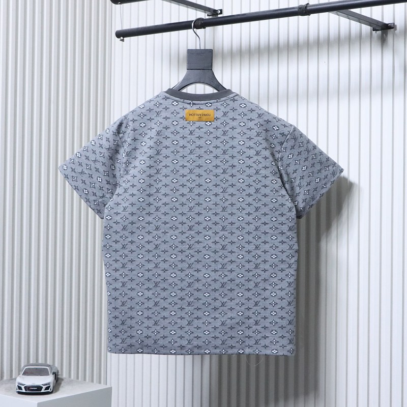 LOUIS VUITTON 26SS Full Monogram Jacquard Short Sleeve T-Shirt Style 2