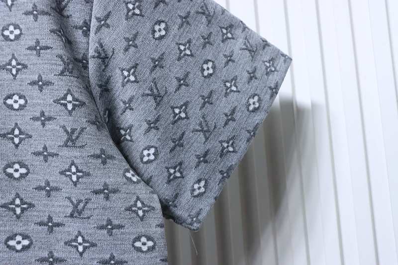 LOUIS VUITTON 26SS Full Monogram Jacquard Short Sleeve T-Shirt Style 2
