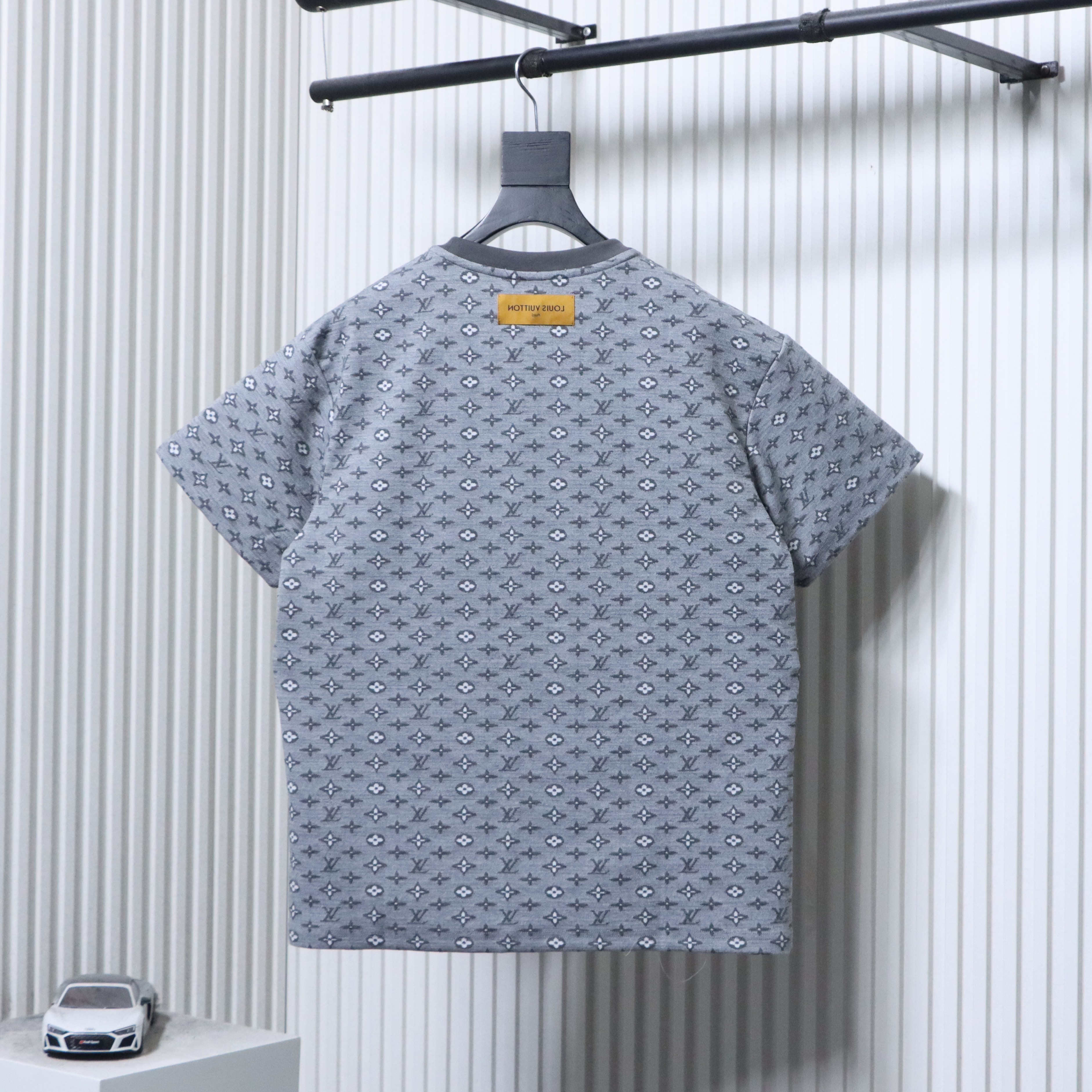 LOUIS VUITTON 26SS Full Monogram Jacquard Short Sleeve T-Shirt Style 2