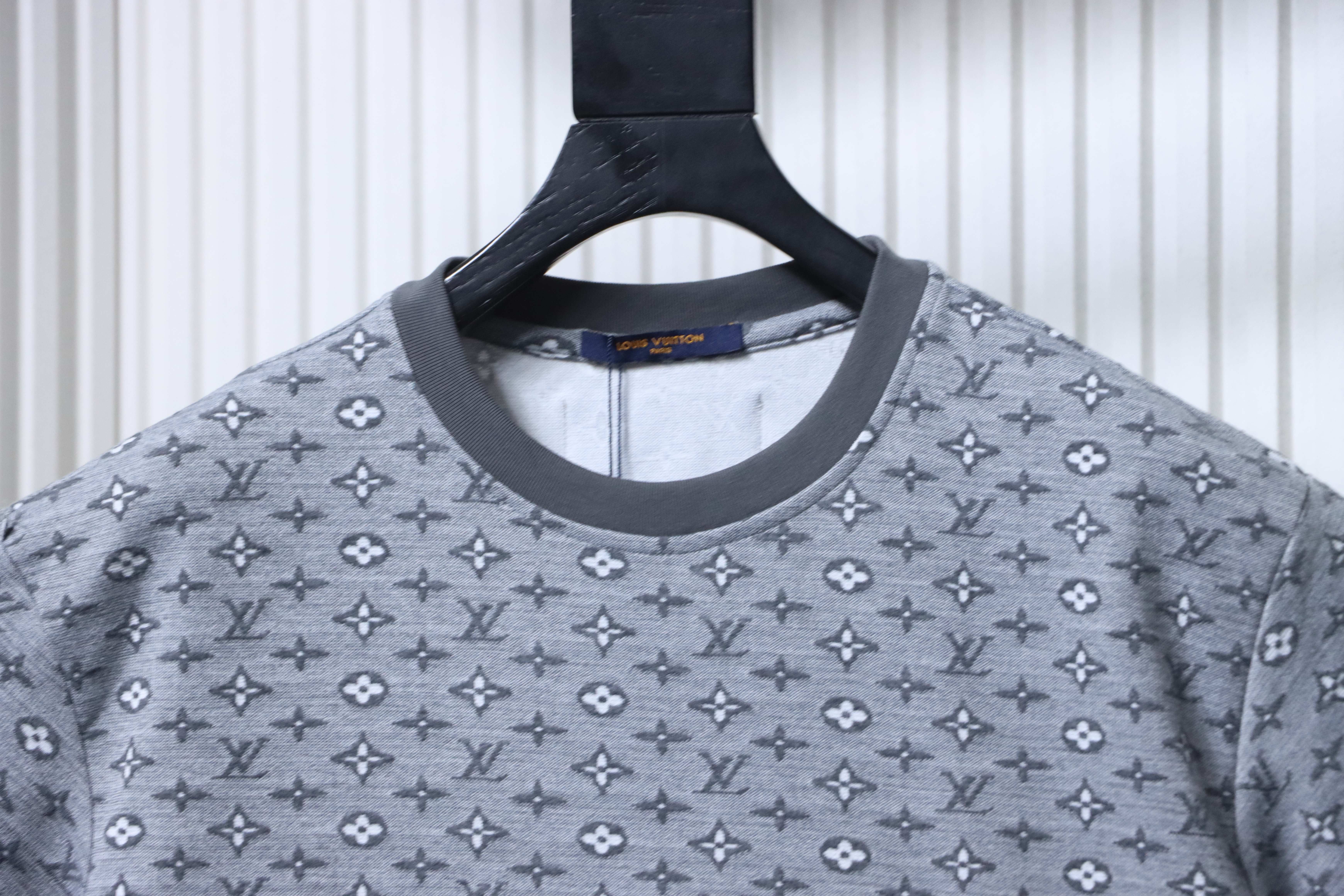 LOUIS VUITTON 26SS Full Monogram Jacquard Short Sleeve T-Shirt Style 2
