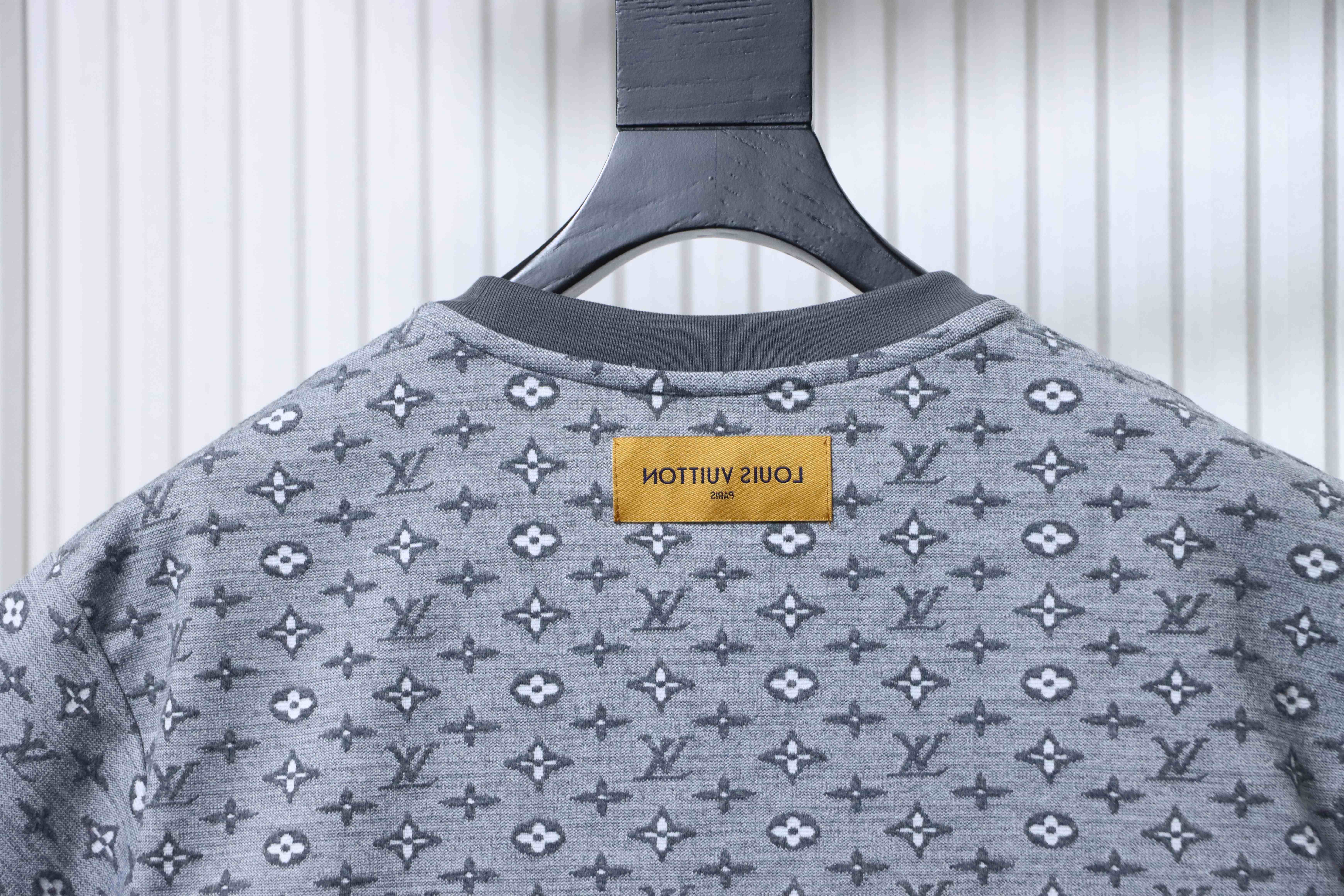 LOUIS VUITTON 26SS Full Monogram Jacquard Short Sleeve T-Shirt Style 2