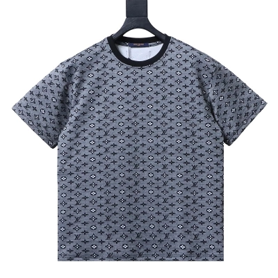 LOUIS VUITTON 26SS Full Monogram Jacquard Short Sleeve T-Shirt Style 3 01