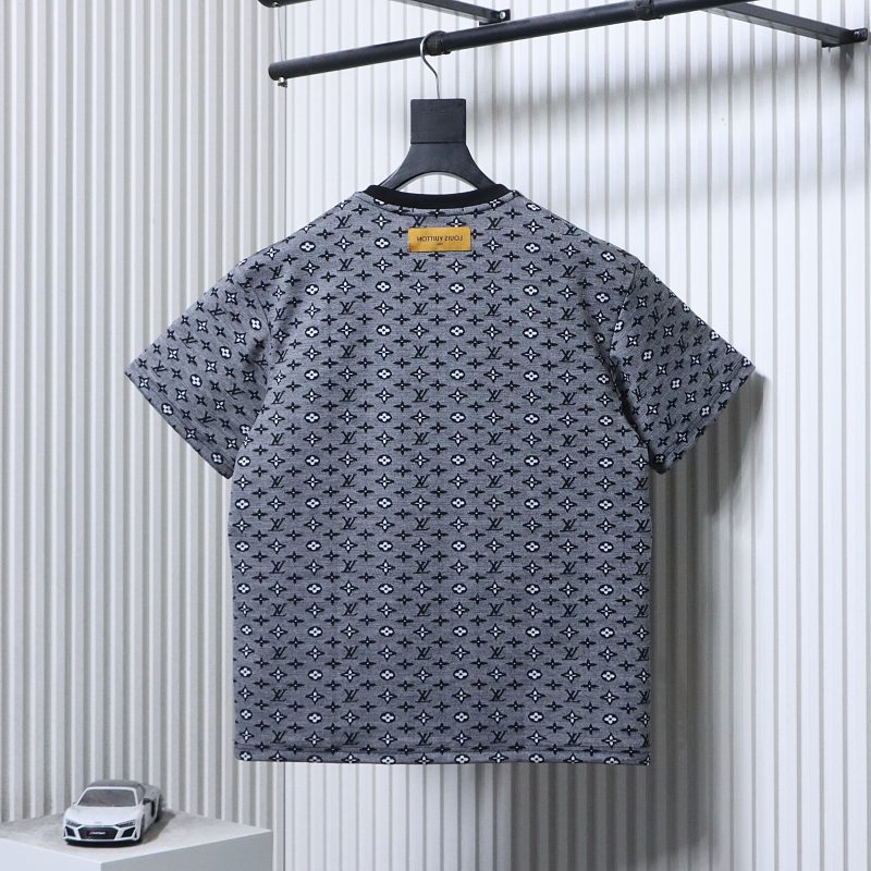 LOUIS VUITTON 26SS Full Monogram Jacquard Short Sleeve T-Shirt Style 3