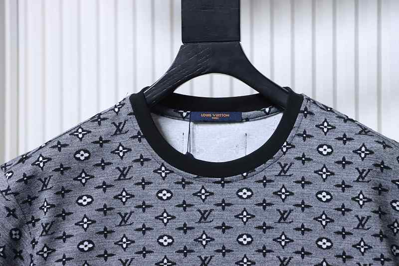 LOUIS VUITTON 26SS Full Monogram Jacquard Short Sleeve T-Shirt Style 3