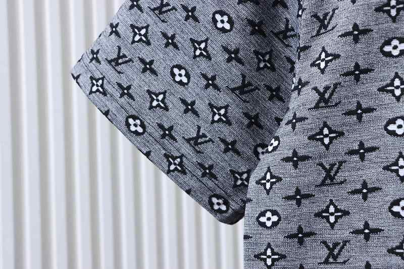 LOUIS VUITTON 26SS Full Monogram Jacquard Short Sleeve T-Shirt Style 3