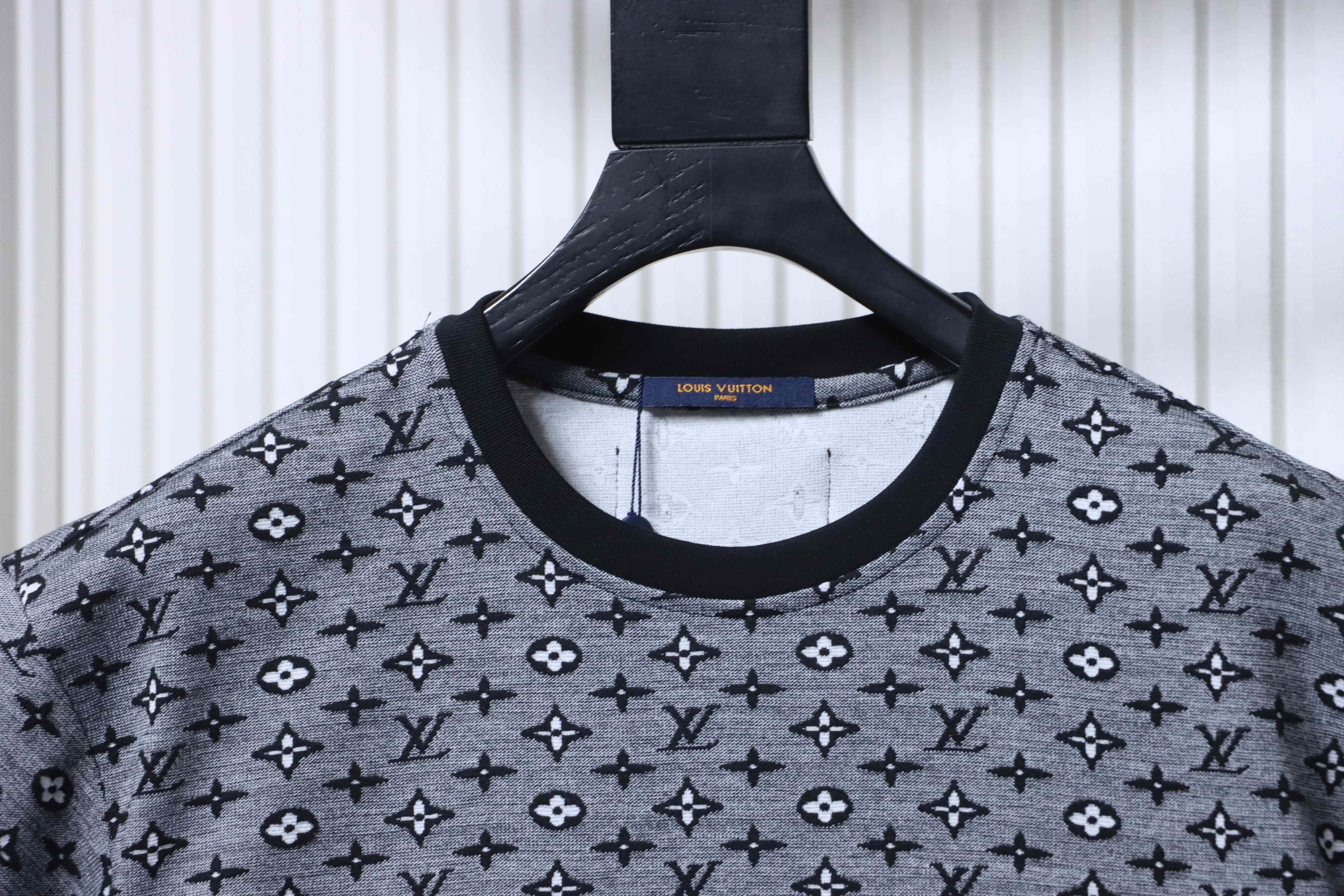 LOUIS VUITTON 26SS Full Monogram Jacquard Short Sleeve T-Shirt Style 3
