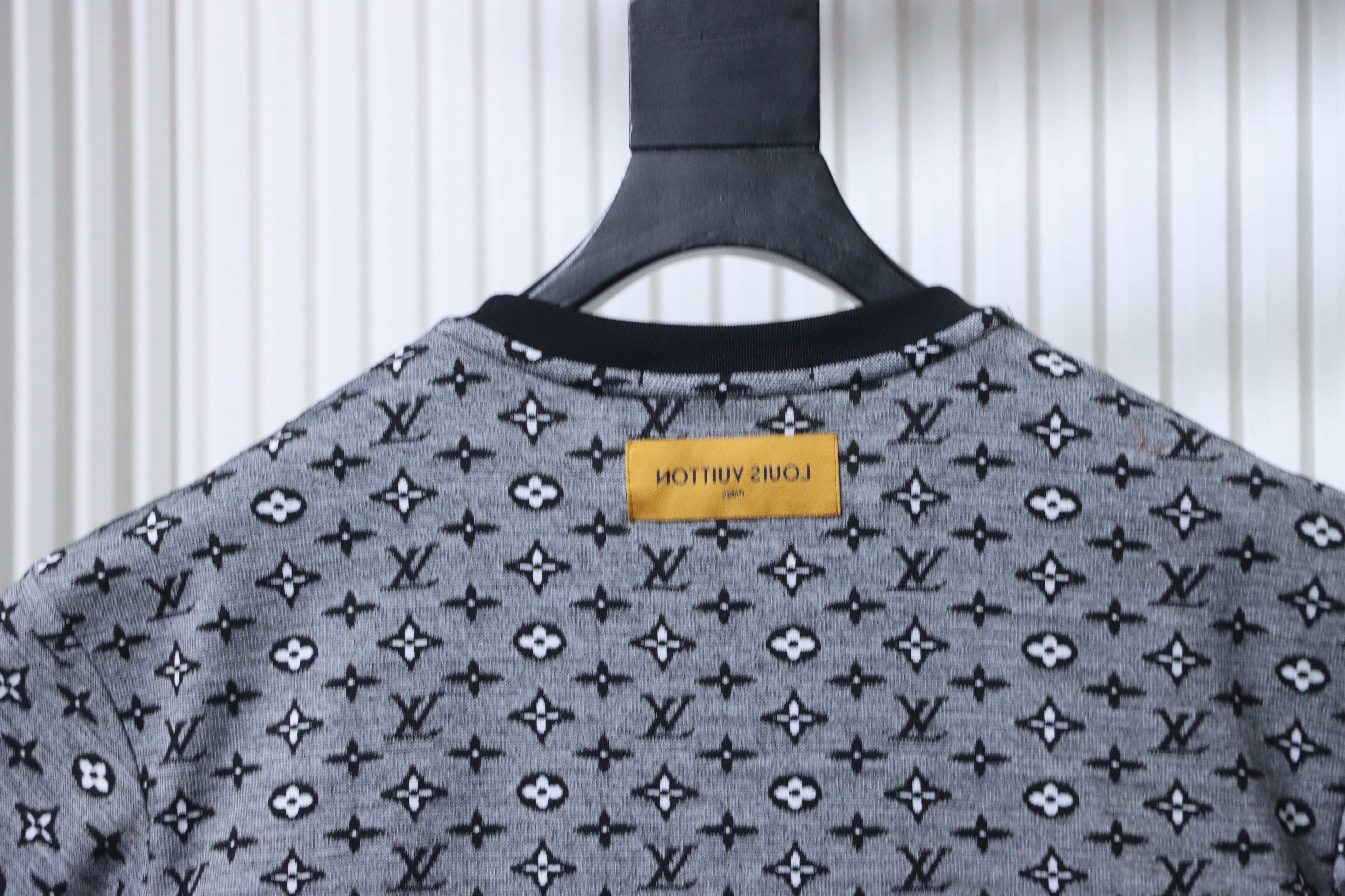 LOUIS VUITTON 26SS Full Monogram Jacquard Short Sleeve T-Shirt Style 3