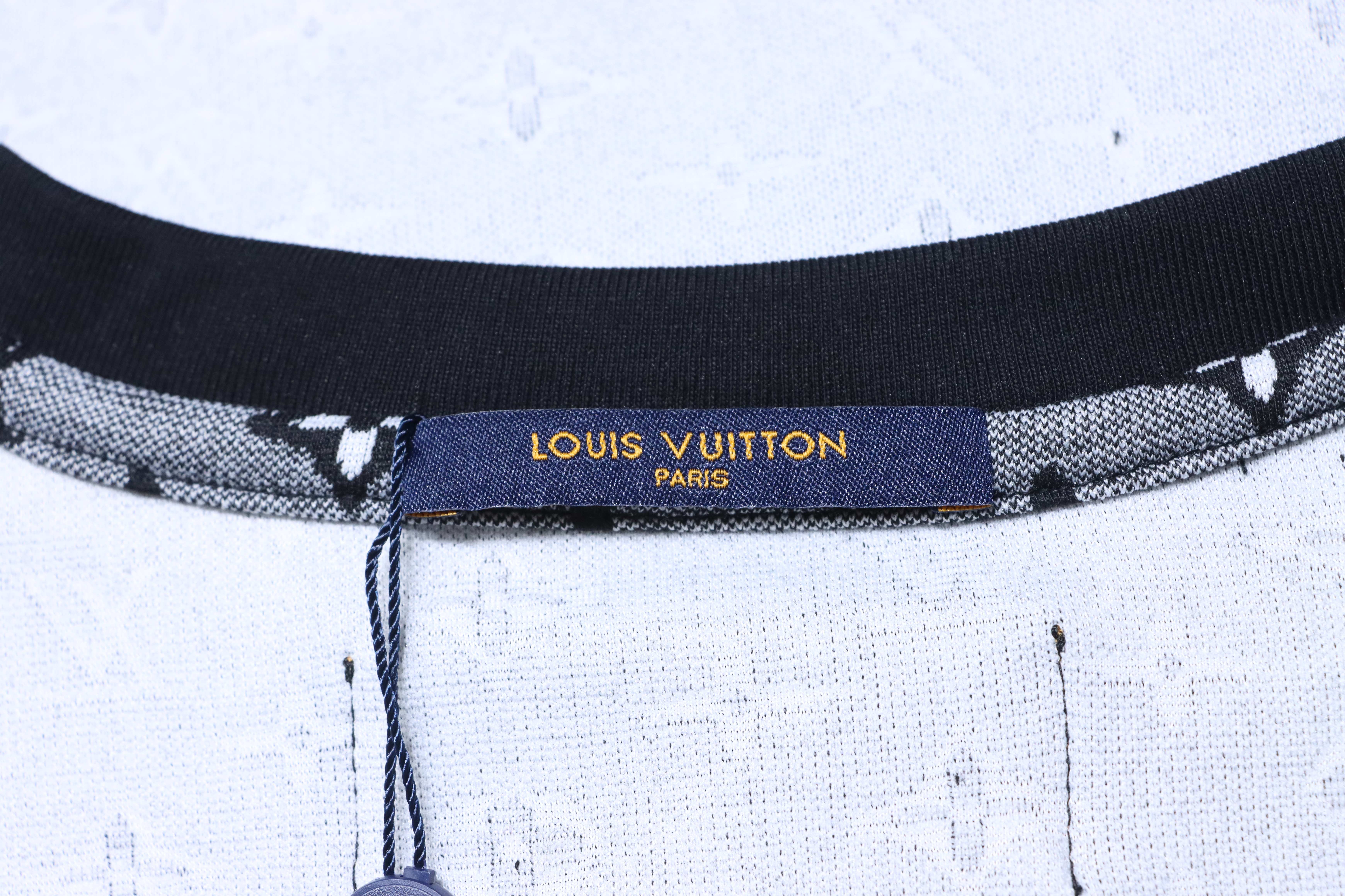 LOUIS VUITTON 26SS Full Monogram Jacquard Short Sleeve T-Shirt Style 3