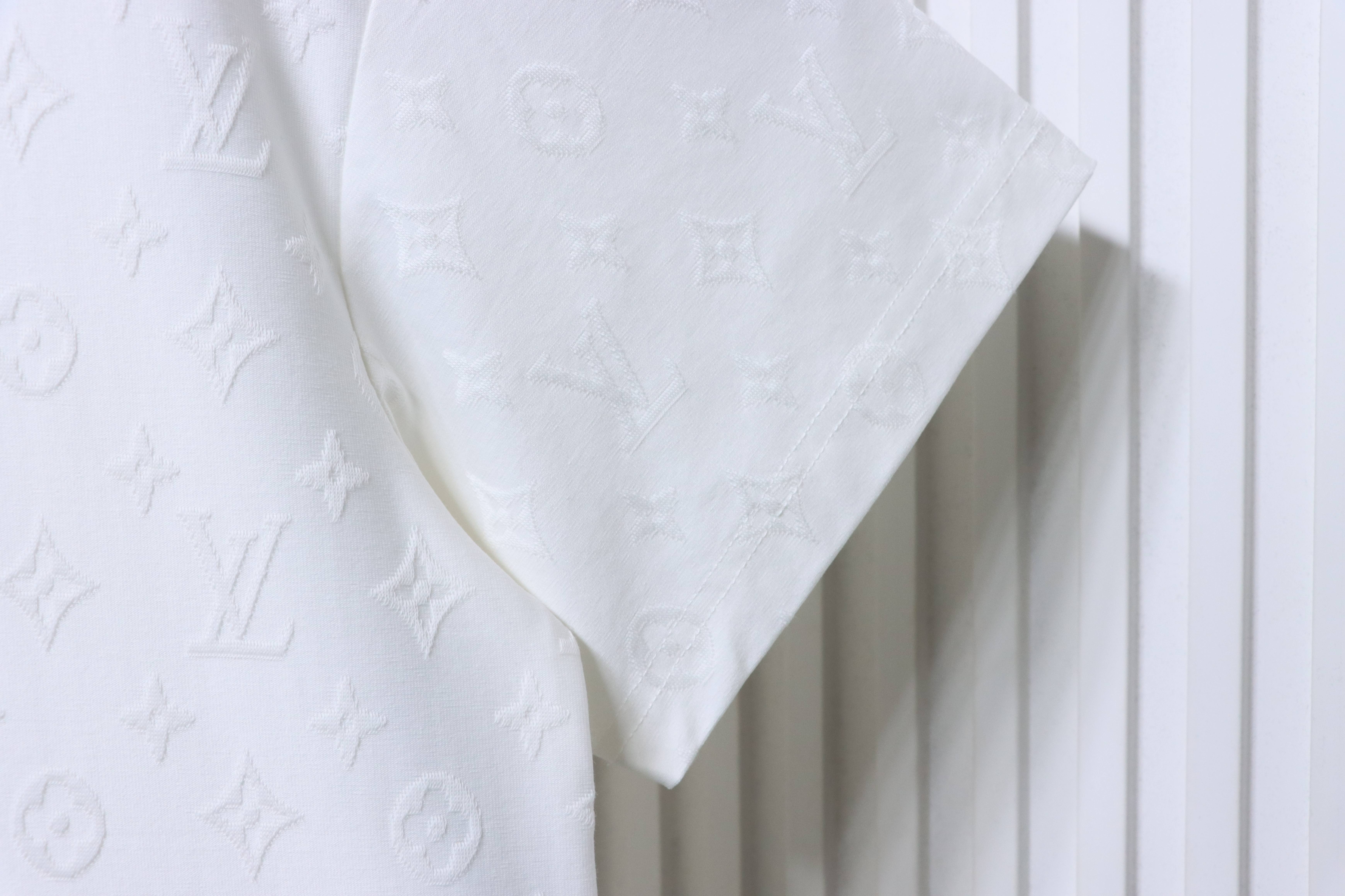 LOUIS VUITTON 26SS Full Monogram Jacquard Short Sleeve T-Shirt Style 4