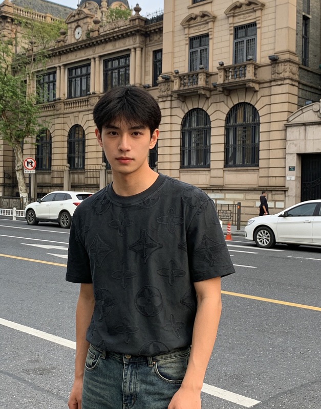 LOUIS VUITTON 26SS Full Monogram Jacquard Short Sleeve T-Shirt Style 6