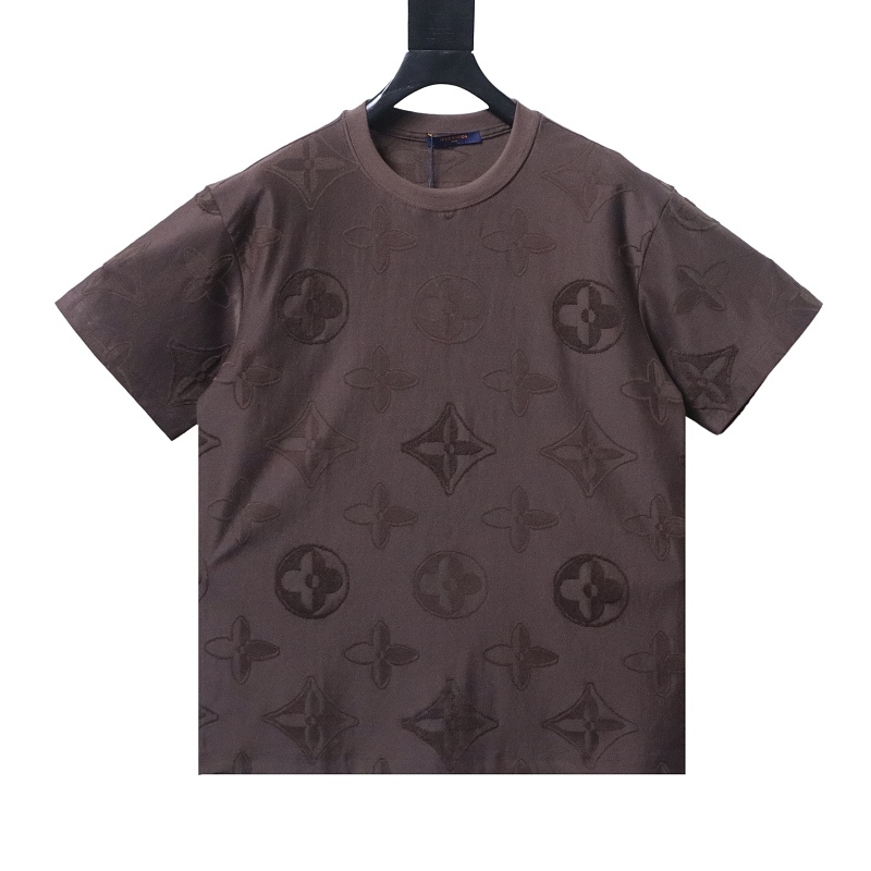 LOUIS VUITTON 26SS Full Monogram Jacquard Short Sleeve T-Shirt Style 7