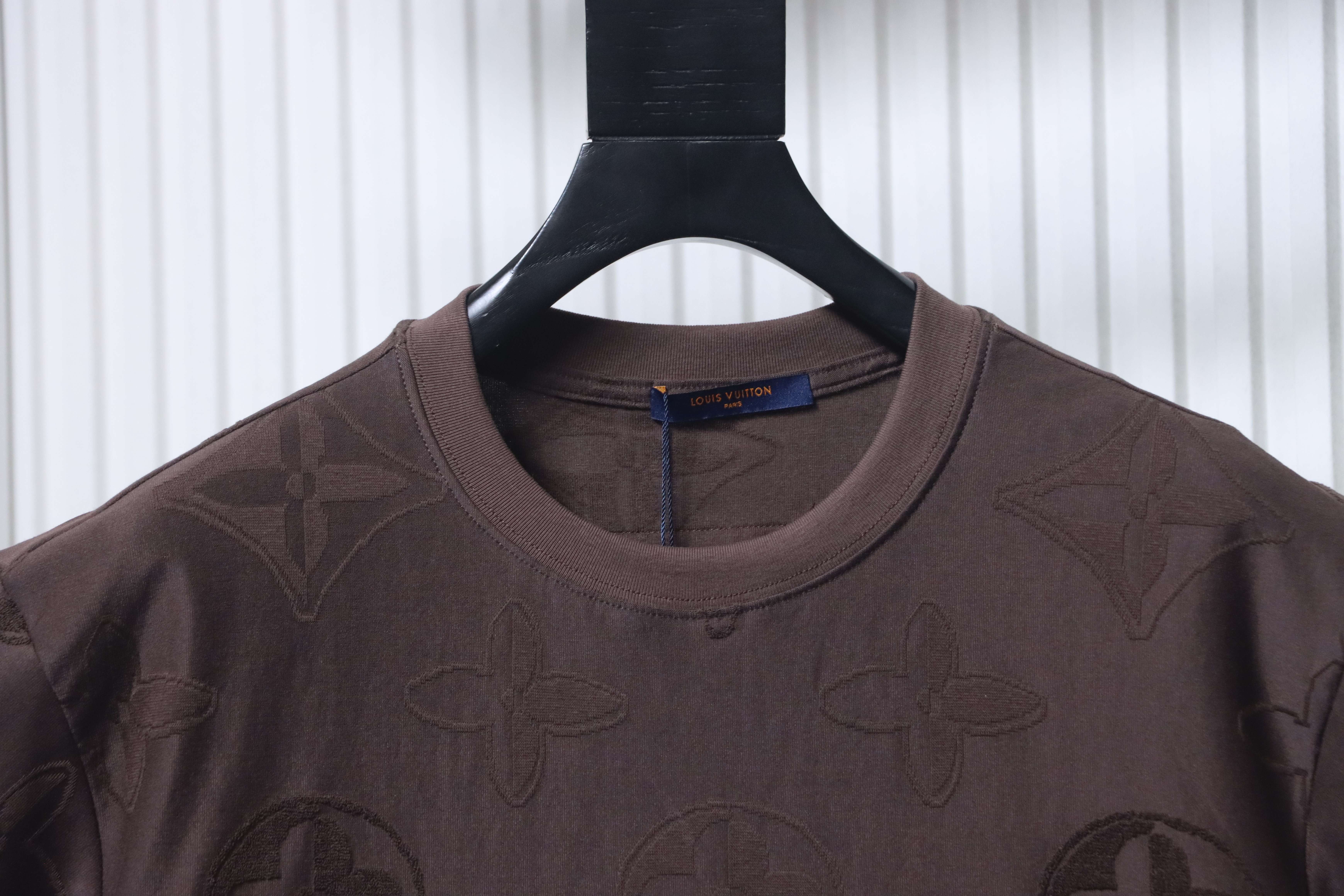 LOUIS VUITTON 26SS Full Monogram Jacquard Short Sleeve T-Shirt Style 7