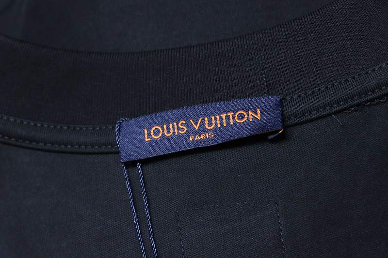 LOUIS VUITTON 26SS Graffiti Embroidery Crew Neck White Short Sleeve T-Shirt