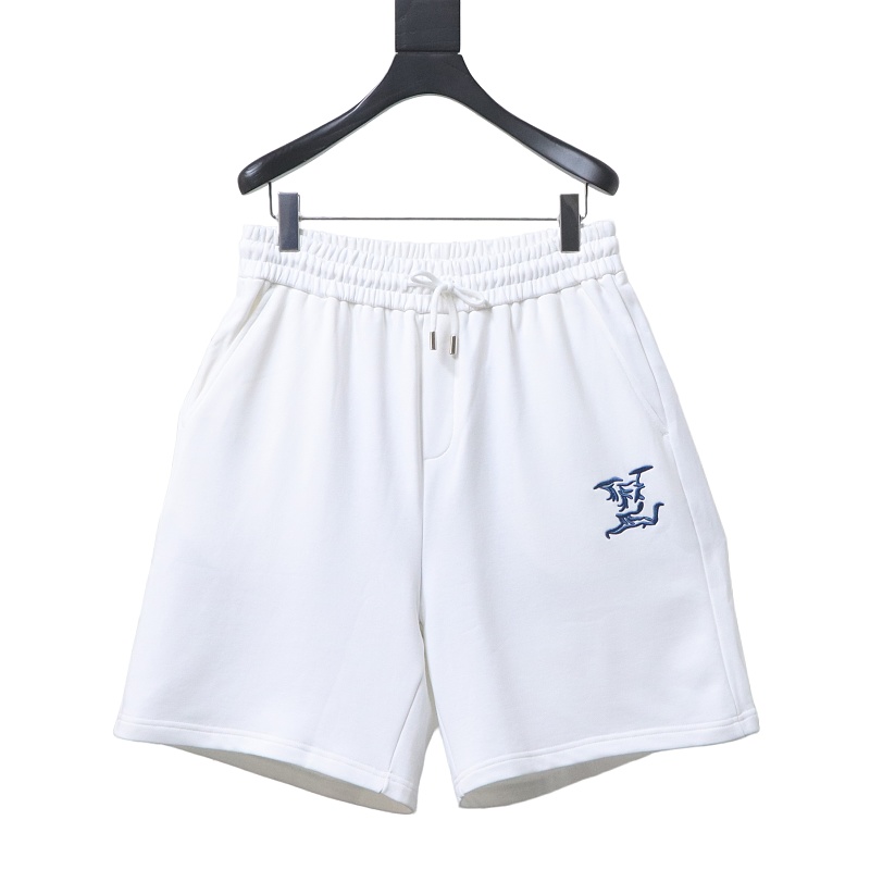 LOUIS VUITTON 26SS Letter Embroidery Logo Black Blue Shorts