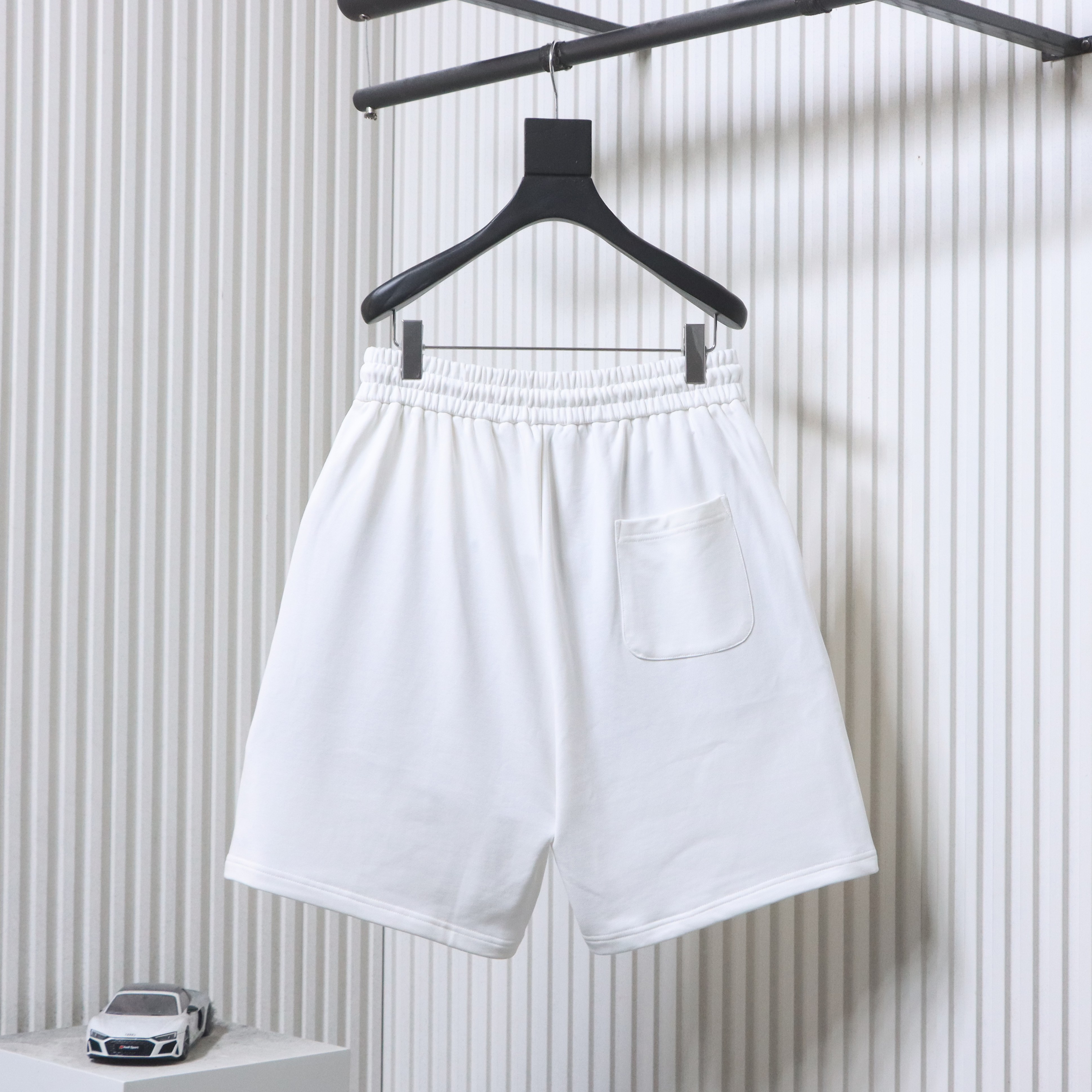 LOUIS VUITTON 26SS Letter Embroidery Logo Black Blue Shorts