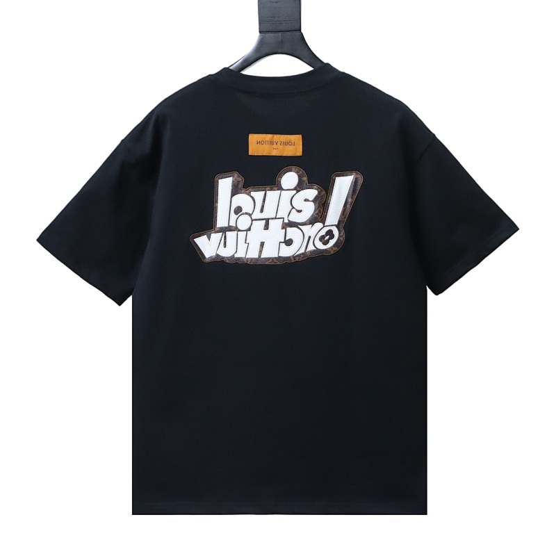 LOUIS VUITTON 26SS Letter Logo White Short Sleeve T-Shirt
