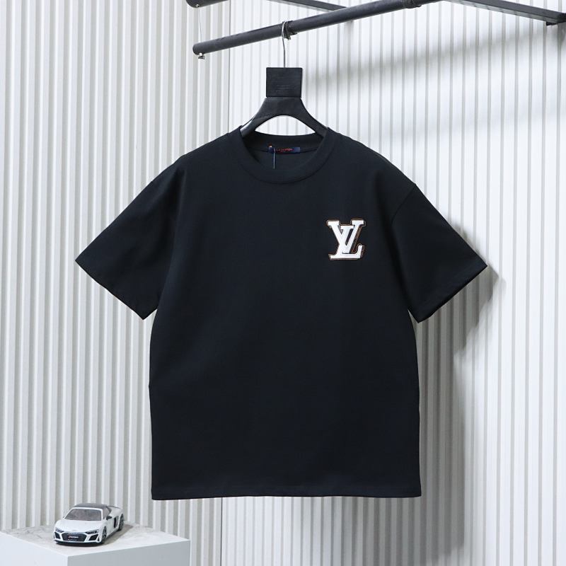 LOUIS VUITTON 26SS Letter Logo White Short Sleeve T-Shirt
