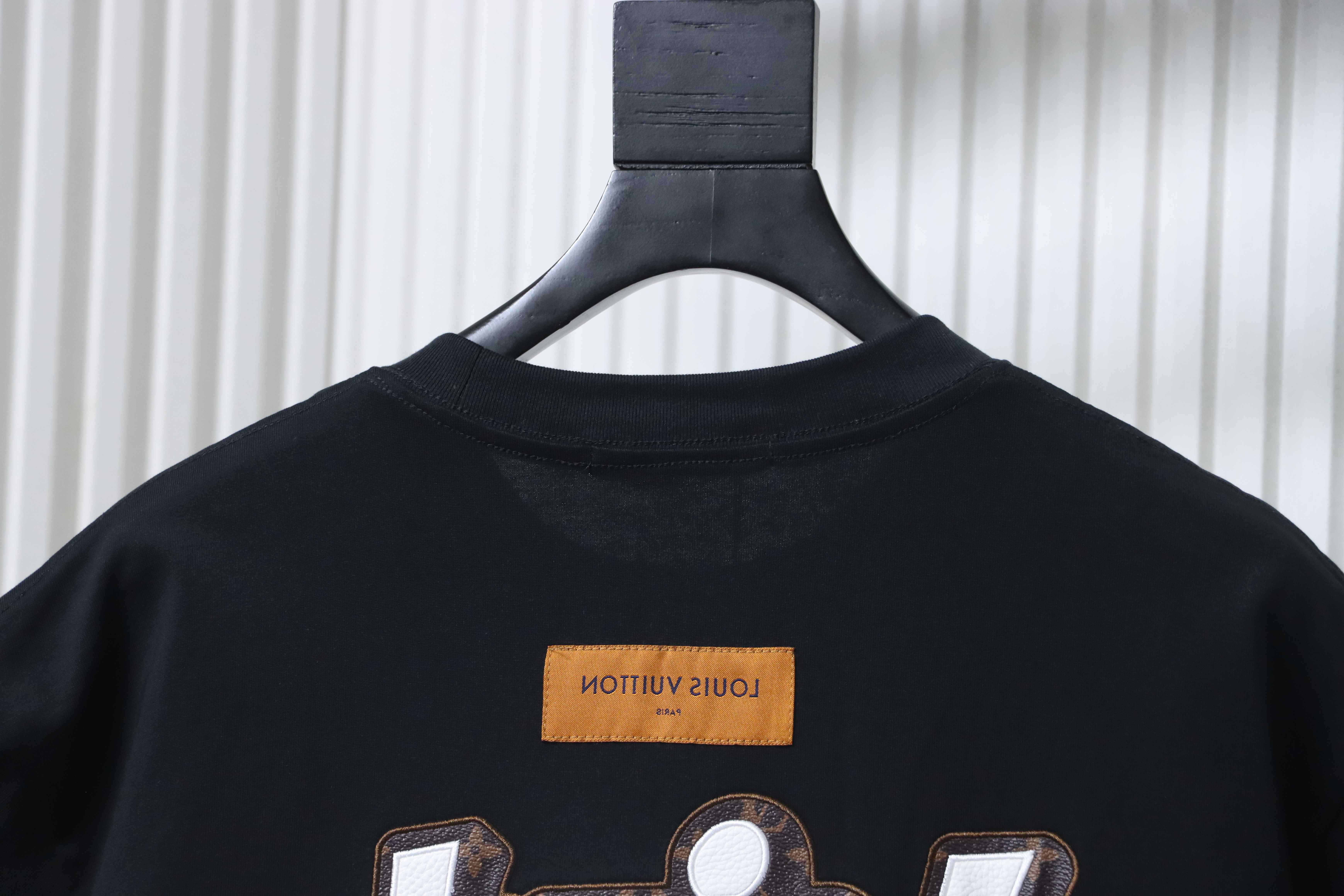 LOUIS VUITTON 26SS Letter Logo White Short Sleeve T-Shirt
